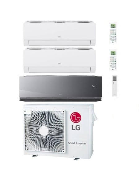 Climatizzatore Condizionatore LG Dualcool Libero Smart + Artcool Mirror AI Air R32 Wifi Trial Split Dual Inverter 9000 + 9000...