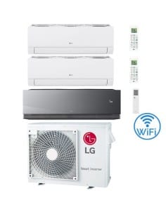 Climatizzatore Condizionatore LG Dualcool Libero Smart + Artcool Mirror AI Air R32 Wifi Trial Split Dual Inverter 9000 + 9000...