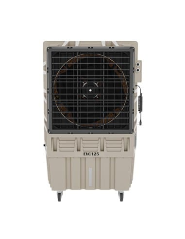 Raffrescatore Evaporativo Portatile Industriale KRS EVC125 capacità serbatoio 130 Litri portata d'aria 12500 mc/h - Climaway