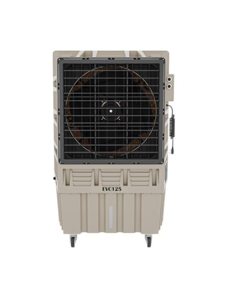 Raffrescatore Evaporativo Portatile Industriale KRS EVC125 capacità serbatoio 130 Litri portata d'aria 12500 mc/h - Climaway