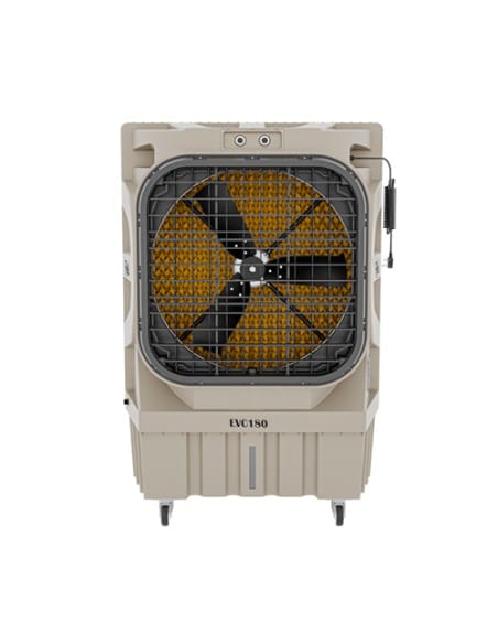 Raffrescatore Evaporativo Portatile Industriale KRS EVC180 capacità serbatoio 120 Litri portata d'aria 18000 mc/h - Climaway