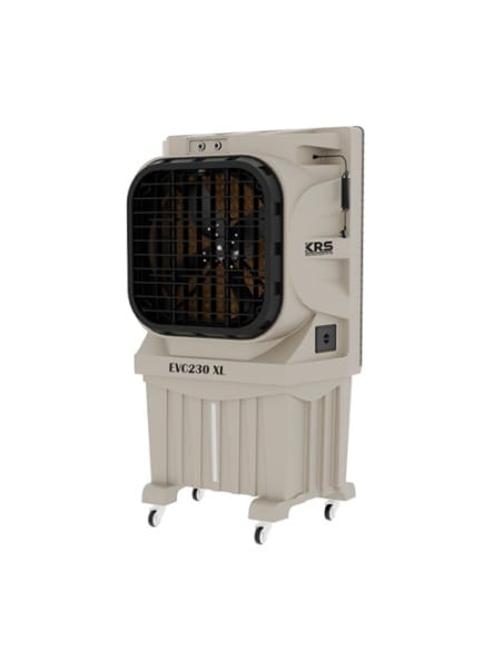 Raffrescatore Evaporativo Portatile Industriale KRS EVC230 XL capacità serbatoio 260 Litri portata d'aria 23000 mc/h - Climaway