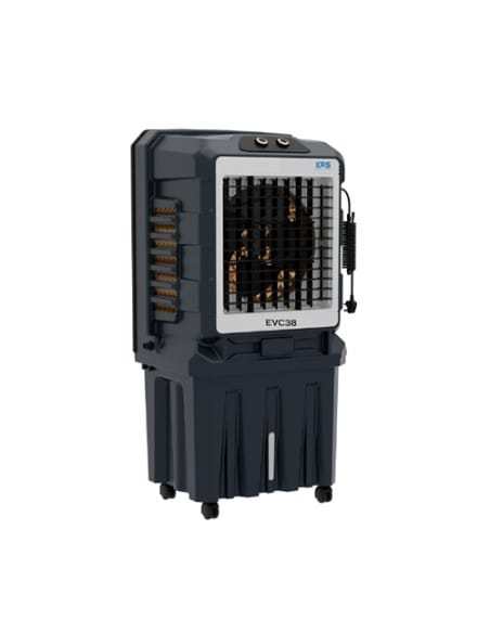 Raffrescatore Evaporativo Portatile Commerciale/Industriale KRS EVC38 capacità serbatoio 70 Litri portata d'aria 3800 mc/h - ...