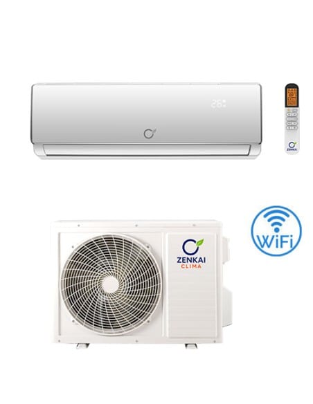 Climatizzatore Condizionatore Zeliatech Zenkai 9000 BTU ZCS09UI INVERTER R32 Classe A++/A+++ - Climaway