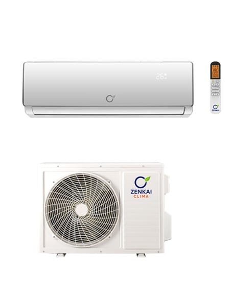 Climatizzatore Condizionatore Zeliatech Zenkai 9000 BTU ZCS09UI INVERTER R32 Classe A++/A+++ - Climaway