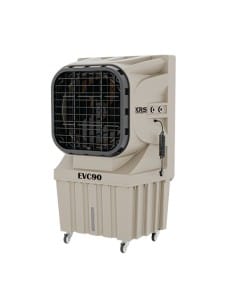 Raffrescatore Evaporativo Portatile Commerciale/Industriale KRS EVC90 capacità serbatoio 125 Litri portata d'aria 9000 mc/h -...