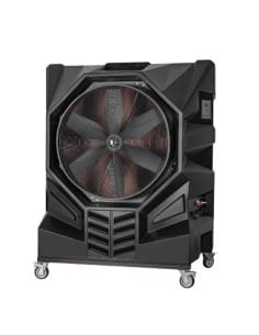 Raffrescatore Evaporativo Portatile Industriale KRS EVC400B capacità serbatoio 300 Litri portata d'aria 38000 mc/h - Climaway