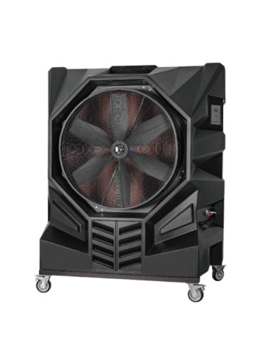 Raffrescatore Evaporativo Portatile Industriale KRS EVC400B capacità serbatoio 300 Litri portata d'aria 38000 mc/h - Climaway