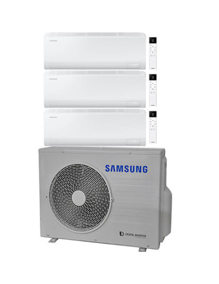 Climatizzatore Condizionatore Samsung CEBU S2 R32 Wifi Trial Split Inverter 9000 + 9000 + 9000 BTU con U.E. AJ100TXJ5KG/EU NO...