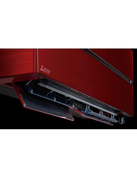 Climatizzatore Condizionatore Mitsubishi Kirigamine Style + Console Wifi R32 Rosso Dual Split Inverter 9000 + 12000 BTU con U...
