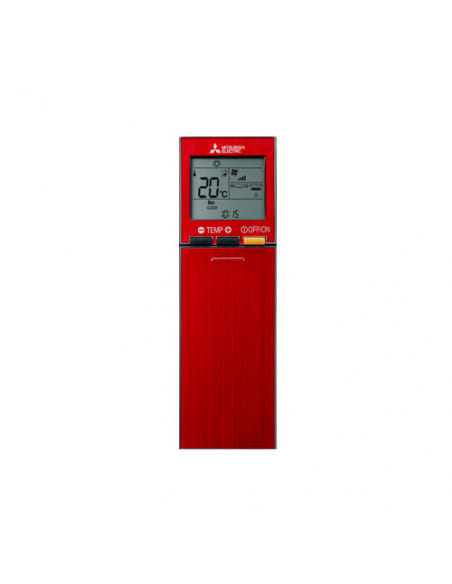 Climatizzatore Condizionatore Mitsubishi Kirigamine Style + Console Wifi R32 Rosso Dual Split Inverter 9000 + 12000 BTU con U...
