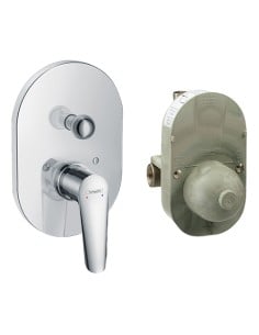 Set miscelatore vasca ad incasso Hansgrohe LOGIS E art. 71408000 cromato - Climaway 2
